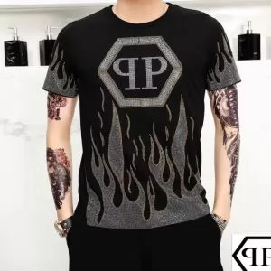 ファッショニスタを中心に新品が非常に人気 2色可選 フィリッププレイン PHILIPP PLEIN 半袖Tシャツ 2020春新作
