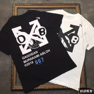 OffWhite 毎年流行り定番アイテムおすすめ オフホワイト半袖Tシャツ 2色可選これは欲しい