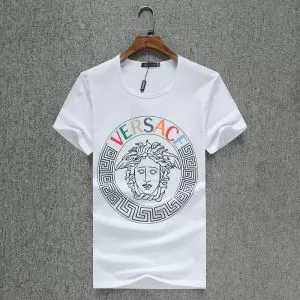 2色可選 有名ブランドです ヴェルサーチ VERSACE 人気ランキング最高 半袖Tシャツ