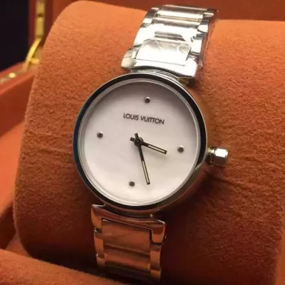 入手困難2020 LOUIS VUITTON ルイ ヴィトン 女性用腕時計 36mm サファイヤクリスタル風防