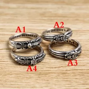 清潔感のある肌見せ リング指輪 クロムハーツCHROME HEARTS 夏の最新ファッション 4色可選
