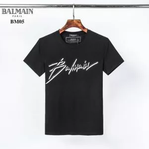 2色可選 ストリート界隈でも人気 半袖Tシャツ 安心安全人気通販 バルマン BALMAIN ストリート系に大人気