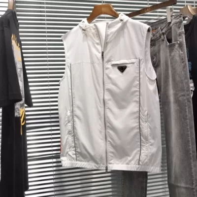 エレガントな雰囲気コレクションPRADA コピー プラダ ノースリーブジャケット コート 防寒性 2020愛らしい春の新作おすすめ