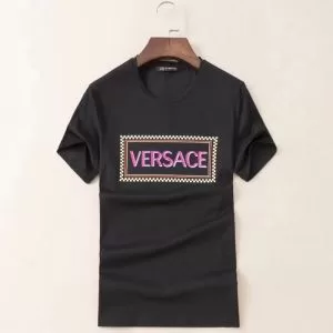 2020春夏おすすめVERSACEコレクションサステナブル ヴェルサーチェ ヴィンテージ 90S ロゴ Tシャツヴェルサーチコピー激安