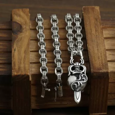 2020 強い魅力を感じる一枚 クロムハーツ CHROME HEARTS シルバー925 ネックレス