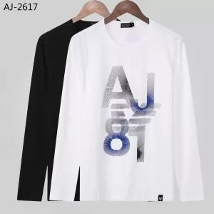 2020秋冬の定番新品到来 冬季限定販売 アルマーニ ARMANI 長袖Tシャツ 2色可選 高級感が漂う
