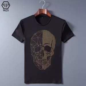 2色可選 差をつけたい人にもおすすめ 半袖Tシャツ 人気は今季も健在 フィリッププレイン PHILIPP PLEIN