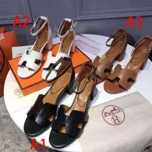大人の可愛さを引き立て 2020年春夏流行ファッション エルメス HERMES サンダル 3色可選