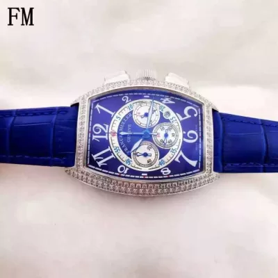 高級感ある2020フランクミュラー FRANCK MULLER スイス輸入クオーツムーブメント 男性用腕時計 3色可選