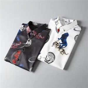 夏先に大活躍する シャツ 2020SS ヴェルサーチVERSACE 今流行のストリート上品2色可選