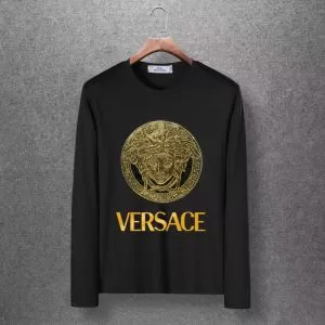 速報2020年秋ファッショントレンド ヴェルサーチ VERSACE 長袖Tシャツ 4色可選 秋冬に大注目のカラー