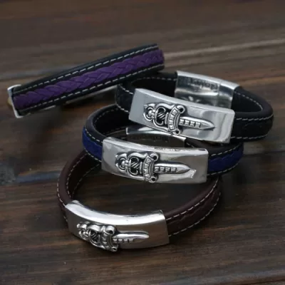 2020 クロムハーツ CHROME HEARTS 愛らしさ抜群 シルバー925 ブレスレット 4色可選