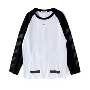 SALE品追加 OffWhite最近人気一番 オフホワイト 長袖Tシャツ2020新品入荷