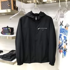 PRADA プラダ テクニカルジャージー ジャケット2020おすすめ 激安手に入れよう ウィンドブレーカー サイズ 着こなせ新作