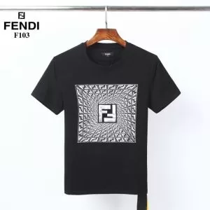非常にシンプルなデザインな 半袖Tシャツ2色可選 価格帯が低い フェンディ FENDI