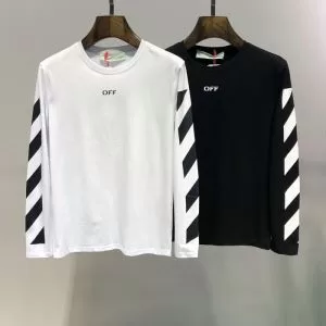 2色可選 長袖Tシャツ OffWhite オフホワイト 2020春夏トレンドアイテム まずは定番人気アイテム