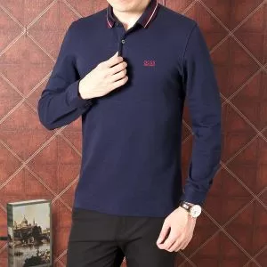 期間限定SALEヒューゴボス 今年っぽくNEWファッションHUGO BOSS 2色可選 長袖Tシャツ激安特売中