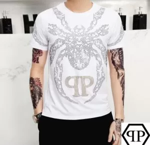 2色可選 どのアイテムも手頃な価格で 半袖Tシャツ ストリート系に大人気 フィリッププレイン PHILIPP PLEIN