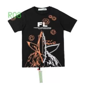 2色可選20SS☆送料込 OffWhiteおしゃれ刷新に役立つ オフホワイト 半袖Tシャツ 2年以上連続１位獲得
