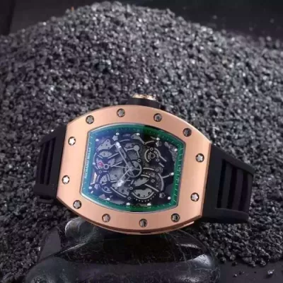【激安】 2020 リシャールミル RICHARD MILLE透かし彫りムーブメント 男性用腕時計 3色可選