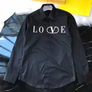 ブランドシャツ カジュアル コーデ ヴァレンティノ 服 メンズ 長袖シャツ Valentino コピー 安いVLOGO軽い着心地新作 おすすめ