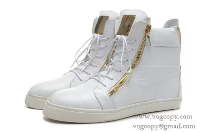 大人気☆NEW 201314秋冬新作 ジュゼッペザノッティ ショートブーツ WHITE