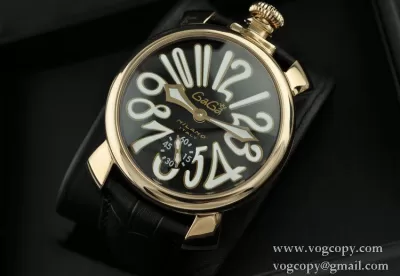 日本製クオーツ ガガミラノ腕時計 GaGaMILANO ホワイト インデックス