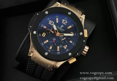 Hublotウブロ メンズ腕時計 自動巻き 6針クロノグラフ 日付表示 ラバー 4602mm サファイヤクリスタル風防