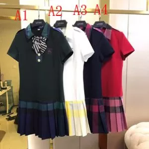 バーバリー BURBERRY ワンピース 4色可選 2020春夏も引き続きトレンド 甘過ぎず大人な印象に