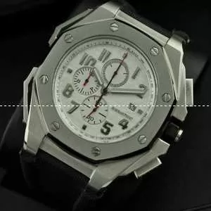 Audemars Piguetオーデマピゲ 腕時計 日本製クオーツ 6針クロノグラフ レザー 日付表示