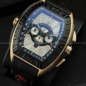 大きな魅力であるFRANCK MULLER フランクミュラー メンズ腕時計 日付表示 日本製クオーツ 5針クロノグラフ