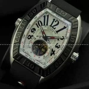 FRANCK MULLER フランクミュラー メンズ腕時計 自動巻き 2針 Tourbillon 夜光効果 サファイヤクリスタル風防