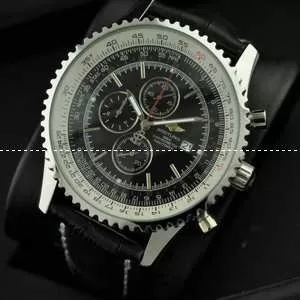 ブライトリング★BREITLING　クロノグラフ メンズ腕時計　レザー
