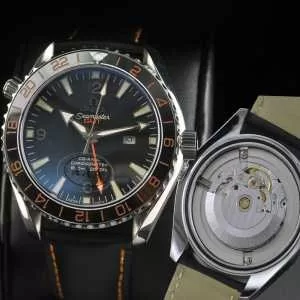半自動卷 日本製クオーツ 2針 OMEGA オメガ メンズ腕時計