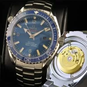 半自動卷 日本製クオーツ 2針 OMEGA オメガ メンズ腕時計