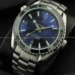 OMEGA オメガ メンズ腕時計 日本製クオーツ 3針クロノグラフ 日付表示 夜光効果 4445mm