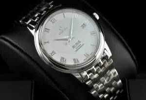 半自動卷 日本製クオーツ 2針 OMEGA オメガ メンズ腕時計