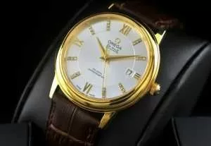 大人気 半自動卷 日本製クオーツ 2針 OMEGA オメガ メンズ腕時計