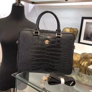 激安2020春夏ヴェルサーチ メデューサ バッグ 値段 ビジネスシーンVERSACE ブリーフケース 安い コピー 収納性抜群