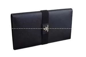 最安値プラダ【PRADA】ブラック長財布　カード入れ17ヶ所あり 並行輸入品 1M1302