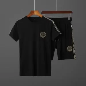 特別価格ヴェルサーチ セットアップ コピーVERSACE 2020トレンド スウェットコットン 半袖トップス 手に入れやすい