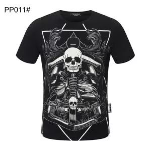 通勤通学どちらでも使え 半袖Tシャツ 多色可選 価格も嬉しいアイテム フィリッププレイン PHILIPP PLEIN