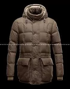 高級感演出 201314秋冬 MONCLER モンクレール ダウンジャケット ブラウン