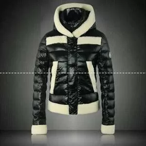201314秋冬新作登場 女性用 ジャケット フード付 ボーダー柄 MONCLER ダウンジャケット 3色可選