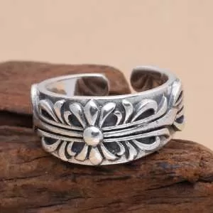 2020春夏 CHROME HEARTS クロムハーツ 個性派 シルバー925 アクセサリー 指輪