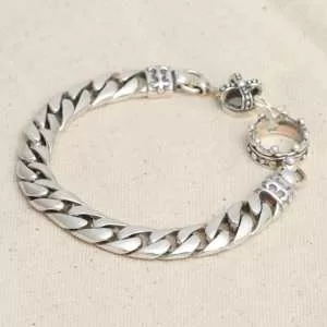 プレゼントに 2020春夏 CHROME HEARTS クロムハーツシルバー925 ブレスレット