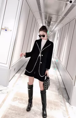ロングコートオシャレスタイルが今年流 2色可選 シャネル今季トレンド抜け感新品 CHANEL 202020秋冬取り入れやすい