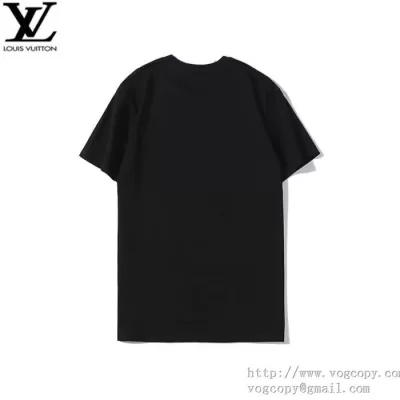 2色可選 ルイ ヴィトン おしゃれな人が持っている LOUIS VUITTON 半袖Tシャツ 1点限りVIPセール