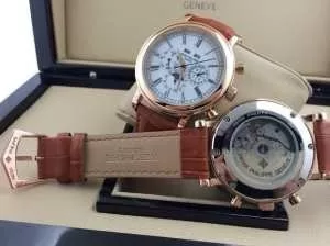 スタイルアップ効果 2020 Patek Philippe パテックフィリップ 機械式自動巻きコーティングガラス 6針クロノグラフ 日付表示 男性用腕時計 4色可選