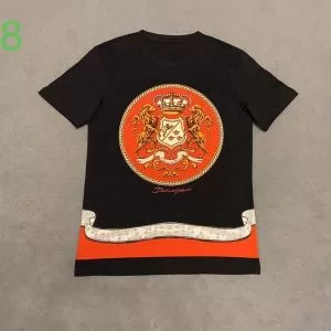 有名ブランドです 半袖Tシャツ 一目惚れ級に ドルチェガッバーナ DolceGabbana